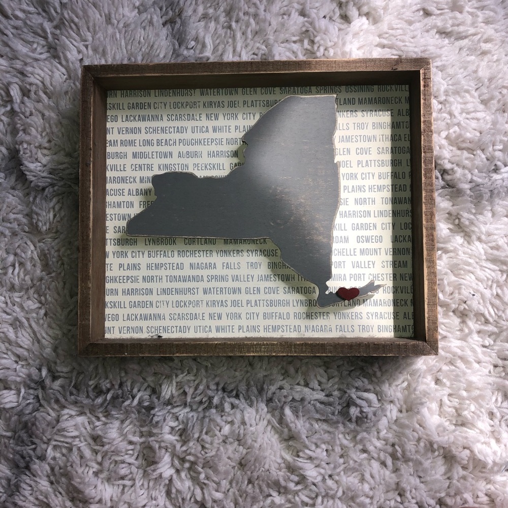 RUSTIC NY WALL DECOR